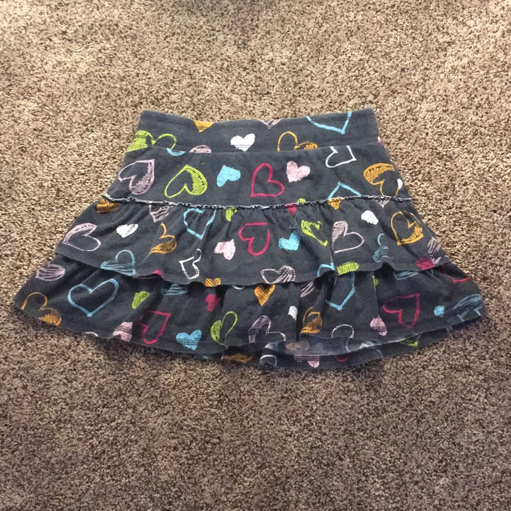 Girls heart skirt